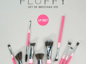 Kit de Brochas Fluffy x10